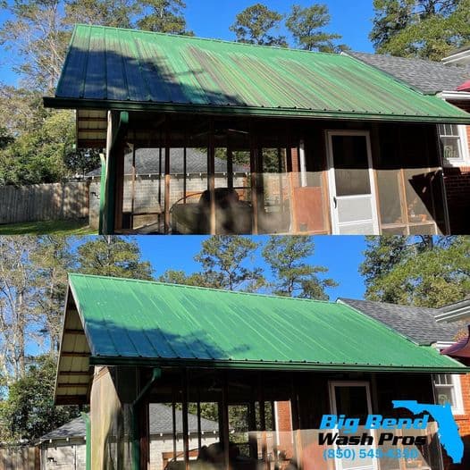 Metal roof cleaning in tallahassee fl